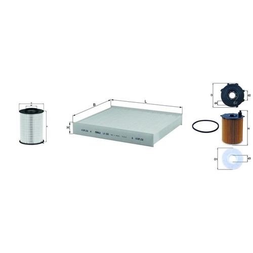 Set filtri knecht - set,