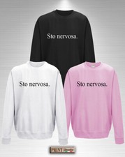 Felpa Girocollo STO NERVOSA