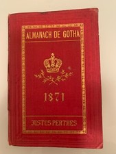 ALMANACH de Gotha 1871