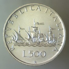 REPUBBLICA ITALIANA 500 lire