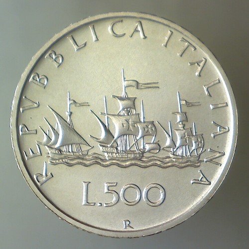 Repubblica italiana 500 lire - italiana,