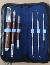 Kit / set  astuccio scuola Strumenti Laboratorio Odontotecnico  6 pezzi