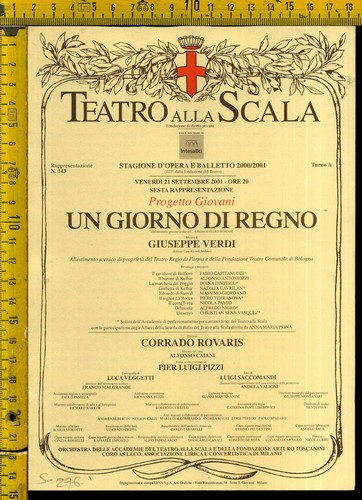 Teatro alla scala locandina - alla,