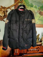 Giacca uomo Alpha Industries L Shift stile M-65 nero teschio