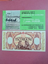 1963 LOTTERIA DI AGNANO