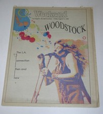 Woodstock weekend newspaper - woodstock,