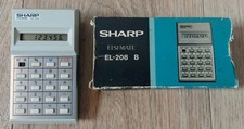 Calcolatrice Sharp El-208 B - vintage - elsimate - made in japan - 1979