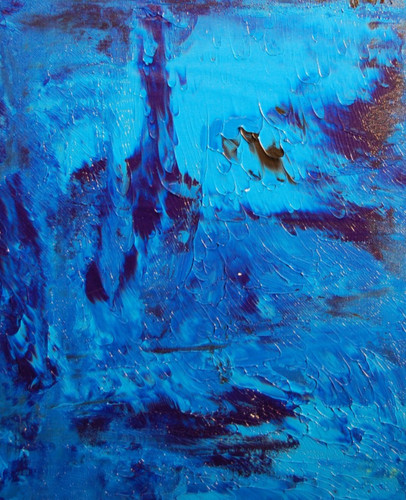 Blu tela moderna quadro - tela,