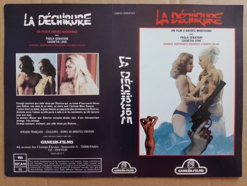 Jaquette vhs dechirure - la,