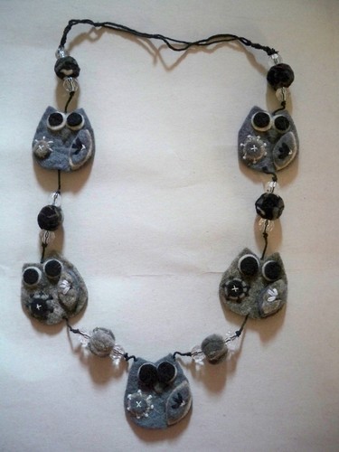 Collana lana cotta - collana,