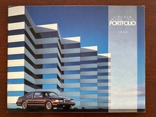 Brochure / brochure Ford USA Lincoln Mark VII MY 1988