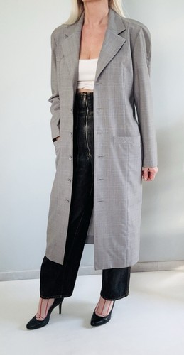 Veste longue robe structurée - longue/robe,