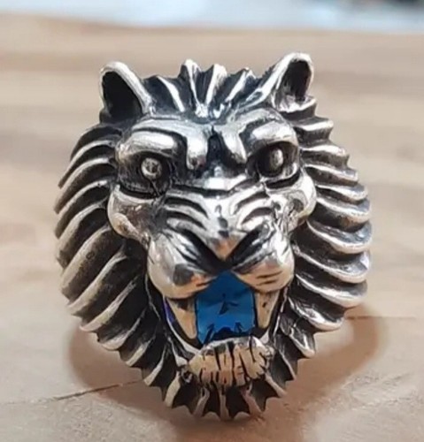 Anello argento uomo 925 - uomo, leone