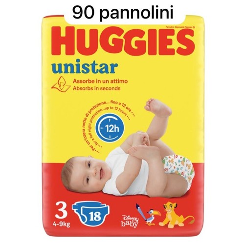 Pannolini huggies taglia 3 - 90,