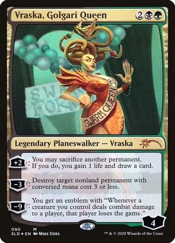 Vraska golgari queen foil - golgari, ***