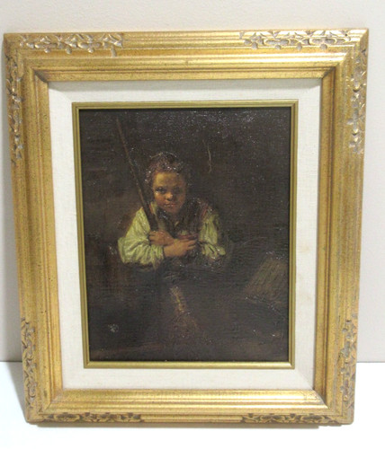 Repro dipinto olio ragazza - dipinto, "ragazza