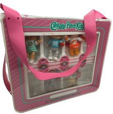 Mini bambole posabili vintage 1984 toppa cavolo bambini vanto borsa e 5 personaggi