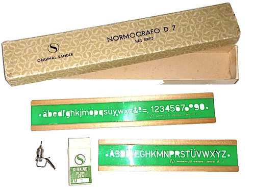 Normografo original sander - normografo, d7