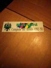 ADESIVO VINTAGE BIANCHI CAMPIONI DEL MONDO 1992-1993