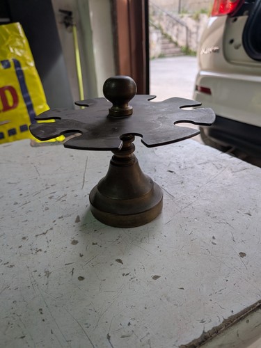 Porta timbri vintage - timbri, ottone