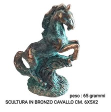SCULTURA STATUINA IN BRONZO