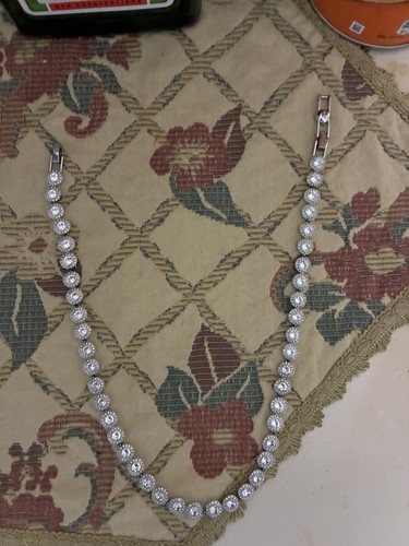Collana girocollo tennis