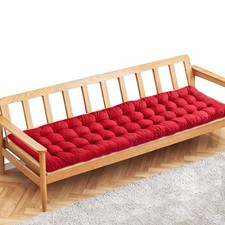 PLULON Cuscino Panca Giardino Rosso Cuscino Sedia Giardino a 2/3 Posti (V4t)