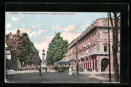Cartolina torino corso - torino,,