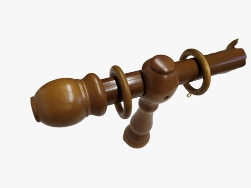 Bastoni per tende legno - legno, con
