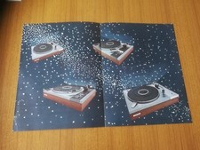 1976 GIRADISCHI PIONEER TURNTABLES ANNI 70 RETRO  DEPLIANT VINTAGE EPOCA