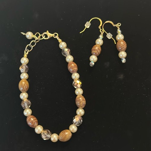 Set bracciale orecchini - set,
