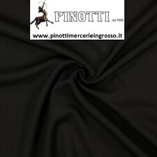 TESSUTO GABARDINE DI PURO COTONE A METRI/METRAGGIO NERO -IN ALTEZZA FISSA CM 150