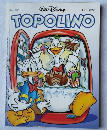 Disney topolino 2105 da - disney, n.2105,da