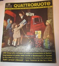 QUATTRORUOTE  Dicembre 1960