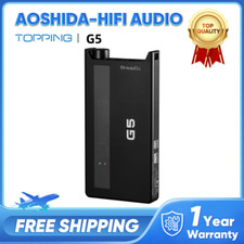TOPPING G5 AMPLIFICATORE DAC portatile ES9068AS LDAC ingresso AUX Bluetooth audio ad alta risoluzione USB