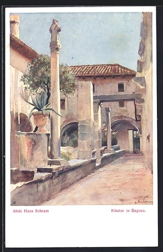 Cartolina artista ragusa - cartolina, d'artista