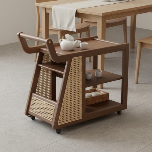 Carrello bar con ripiani - carrello,