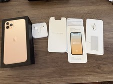 Apple iPhone 11 Pro Max 64GB Oro ~ SOLO SCATOLA ~ con documenti e cuffie