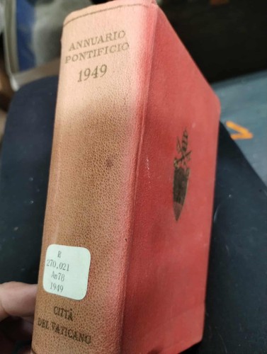 Annuario pontificio 1949 - annuario,