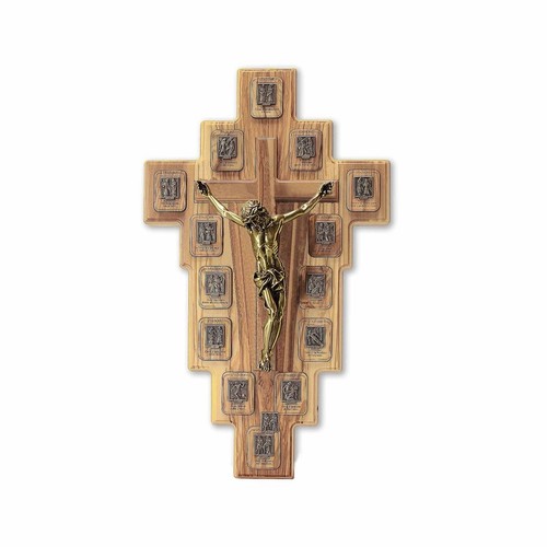 Via crucis legno - crucis, d'ulivo