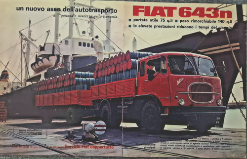 Fiat autocarro camion - autocarro, 643n