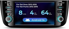 Autoradio Android 14 per Fiat Punto (199/310) 2012-2016 / Linea(323) 2012-2016