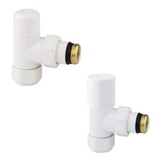 Set valvole a squadra per radiatori  in colore bianco lucido Arteclima KITVAL8BI