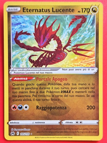 Carta pokemon eternatus - pokemon,