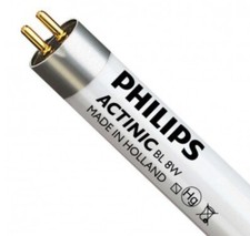 PHILIPS TL 8W/10 G5 T5 BL ATTINICA 288 MM UV-A BLACK LIGHT ZANZARIERA BROMOGRAFO