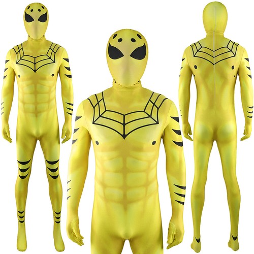 Costume spider man giallo - giallo, tuta