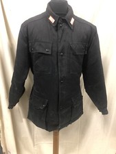 GIUBBA GIACCA A VENTO NERA CON TERMOFODERA CARABINIER ANNO 1984 E ALAMARI RARA