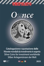 UNIFICATO CATALOGO OUNCE PER MONETE ONCE IN ARGENTO DI TUTO IL MONDO 2025 NUOVO