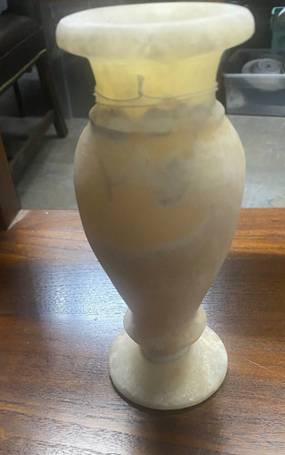 Vaso alabastro alto - alabastro, 8"