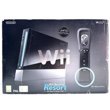 Nintendo Wii Nera Sports Resort Pack Con 2 Giochi+Completa Di TuttoPAL WII